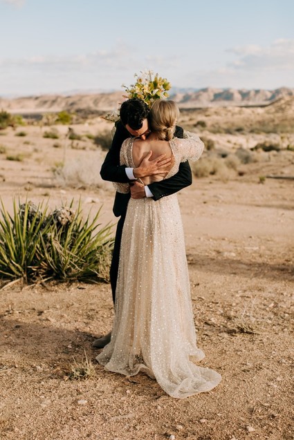 Ultra chic Joshua Tree wedding at Rimrock Ranch on 100 Layer Cake