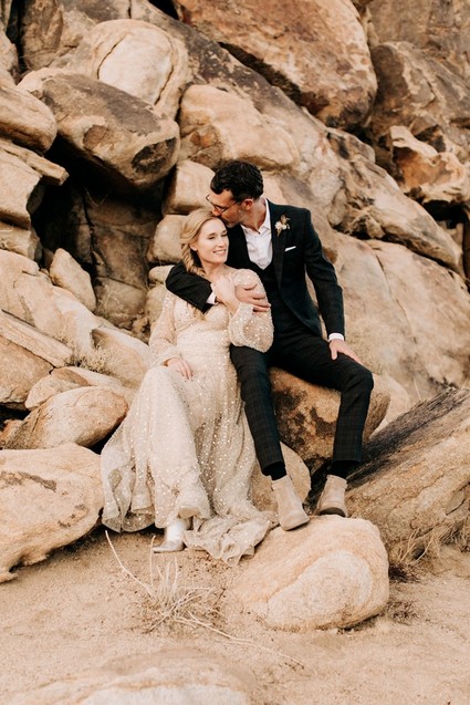 Ultra chic Joshua Tree wedding at Rimrock Ranch on 100 Layer Cake