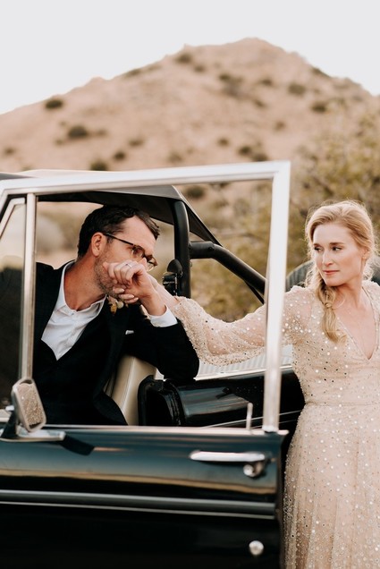 Ultra chic Joshua Tree wedding at Rimrock Ranch on 100 Layer Cake