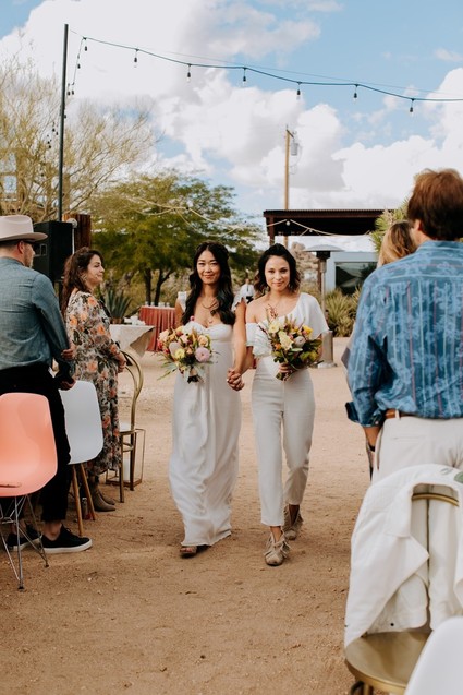 Ultra chic Joshua Tree wedding at Rimrock Ranch on 100 Layer Cake