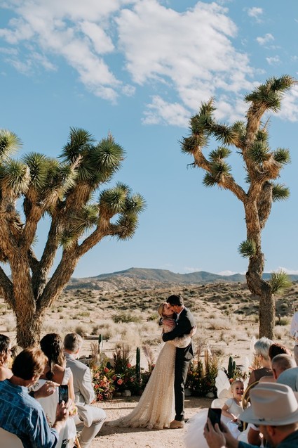 Ultra chic Joshua Tree wedding at Rimrock Ranch on 100 Layer Cake