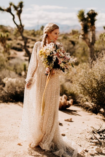 Ultra chic Joshua Tree wedding at Rimrock Ranch on 100 Layer Cake