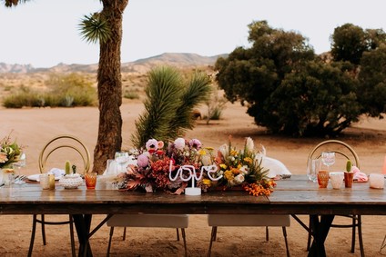 Ultra chic Joshua Tree wedding at Rimrock Ranch on 100 Layer Cake Inspiration