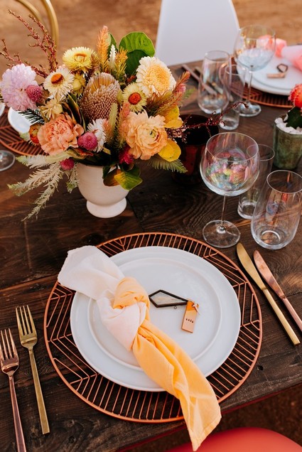 Ultra chic Joshua Tree wedding at Rimrock Ranch on 100 Layer Cake Inspiration