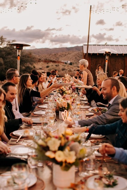 Ultra chic Joshua Tree wedding at Rimrock Ranch on 100 Layer Cake