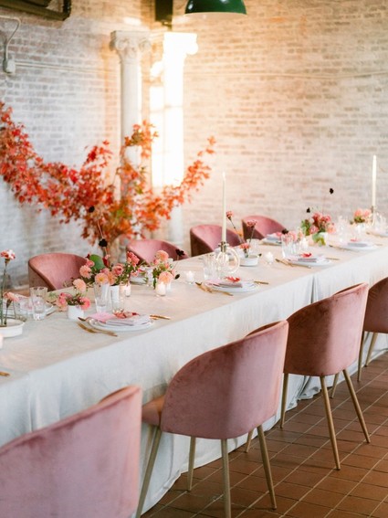 Fall dinner party in NYC with The Wedding Artists Collective