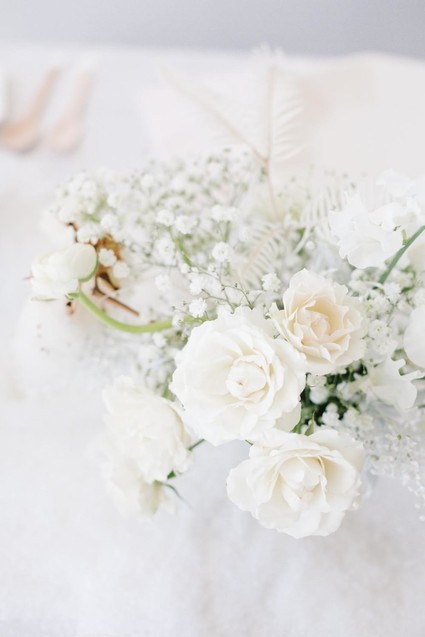 All white arctic wonderland 7th birthday party Inspiration
