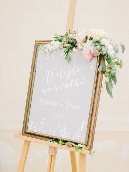 Sweet spring countryside wedding at Castle Bon Repos outside of Prague