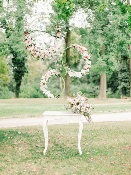 Sweet spring countryside wedding at Castle Bon Repos outside of Prague