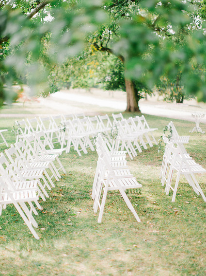 Sweet spring countryside wedding at Castle Bon Repos outside of Prague