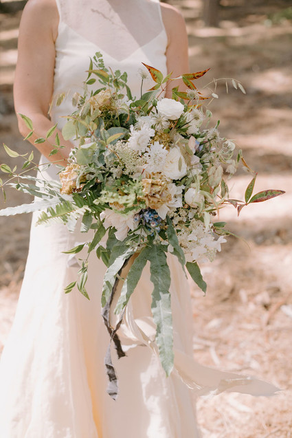 Organic same-sex wedding at Cavallo Point in San Francisco with the couple's children