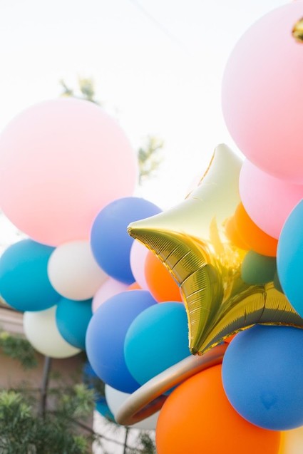 Toy Story and space-themed girl's second birthday party Inspiration