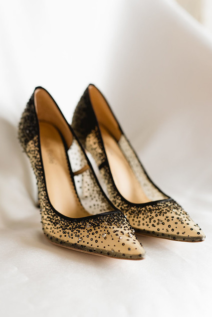 The ultimate black and white wedding with fashion-inspired details