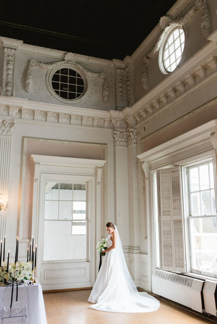 The ultimate black and white wedding with fashion-inspired details