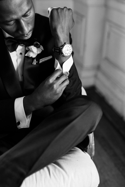 The ultimate black and white wedding with fashion-inspired details