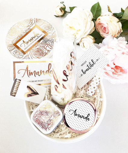 Bridesmaid gift box Inspiration