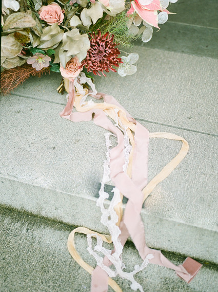 Spring bridal bouquet