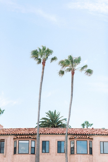 All white gender surprise beach baby shower in La Jolla