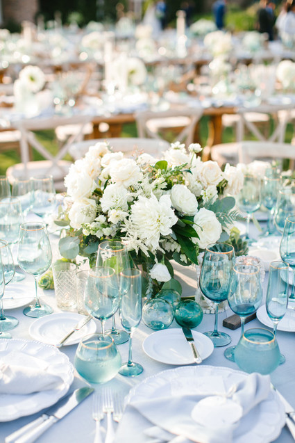 Modern beachy reception at the Montage Laguna Beach