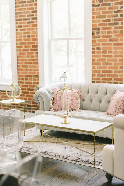 Muted pastel baby girl baby shower by Heirloom DC