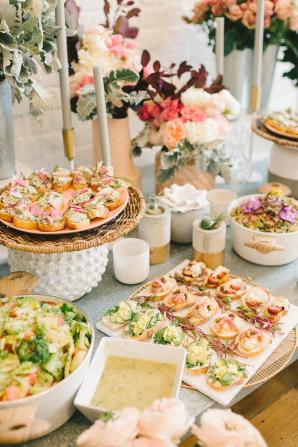 Muted pastel baby girl baby shower by Heirloom DC