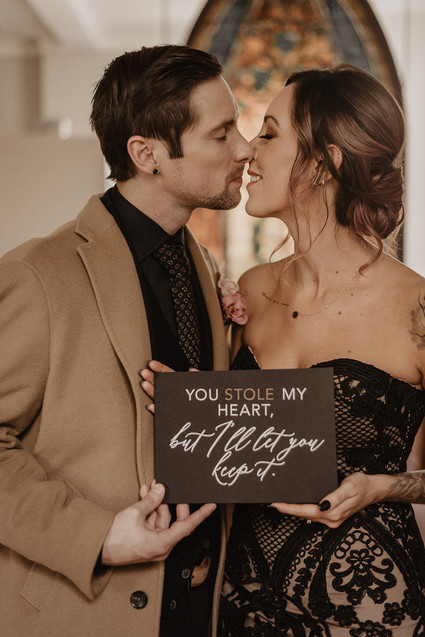 moody fall wedding inspiration with shades of coral and rust