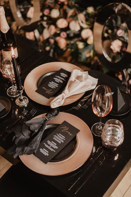 moody fall wedding inspiration with shades of coral and rust