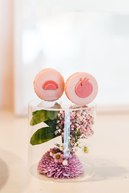 Coral and peach Galentine's party at Festoon LA