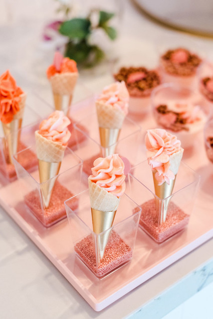 Coral and peach Galentine's party at Festoon LA Inspiration