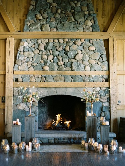 Luxe winter Rocky Mountain ranch wedding Inspiration