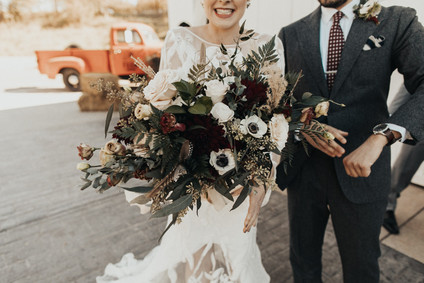 Rustic boho Kansas City barn wedding