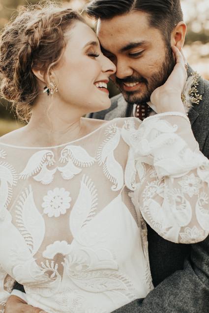 Rustic boho Kansas City barn wedding