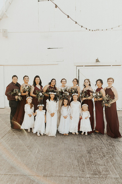 Rustic boho Kansas City barn wedding