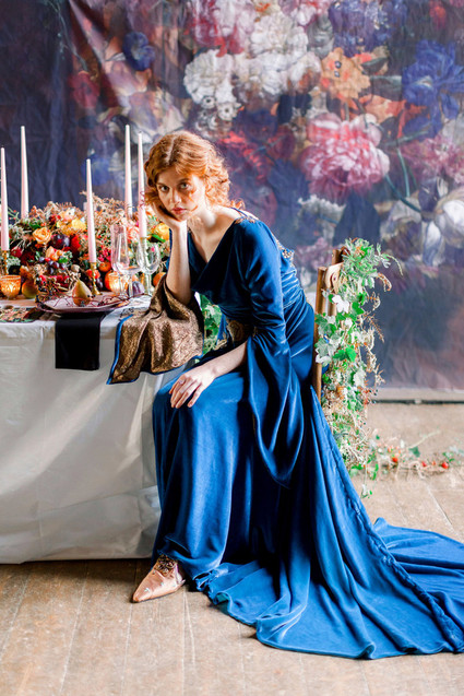 Ornate romantic British wedding editorial inspired by The Legend of Briar Rose Inspiration
