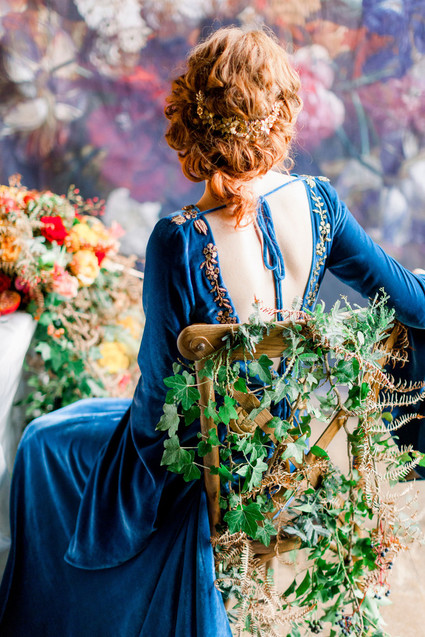 Ornate romantic British wedding editorial inspired by The Legend of Briar Rose Inspiration