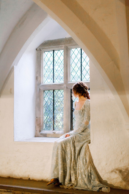 Ornate romantic British wedding editorial inspired by The Legend of Briar Rose