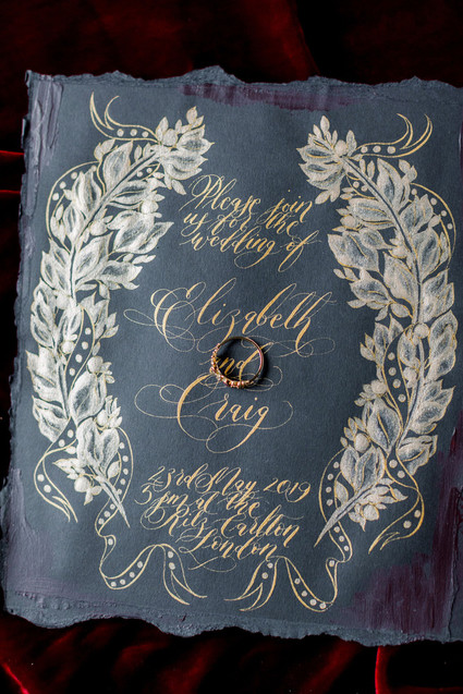 Ornate romantic British wedding editorial inspired by The Legend of Briar Rose Inspiration