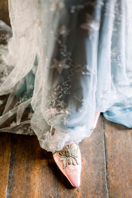 Ornate romantic British wedding editorial inspired by The Legend of Briar Rose