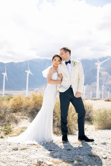 Modern blushy Palm Springs wedding at Colony 29 Inspiration