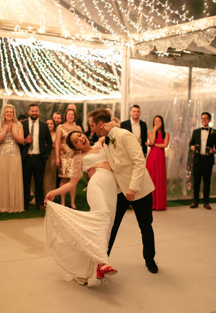 Modern blushy Palm Springs wedding at Colony 29 Inspiration