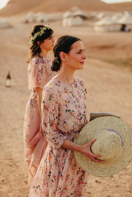 The ultimate in laid back desert chic is this stylish wedding in the Agfay desert outside of Marrakesh