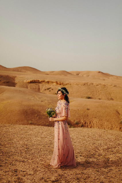 The ultimate in laid back desert chic is this stylish wedding in the Agfay desert outside of Marrakesh