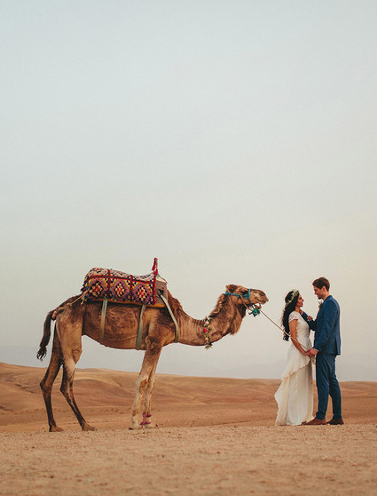 The ultimate in laid back desert chic is this stylish wedding in the Agfay desert outside of Marrakesh