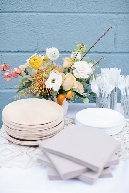 Spring backyard gender neutral baby shower