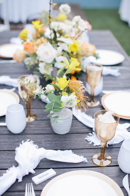 Spring backyard gender neutral baby shower