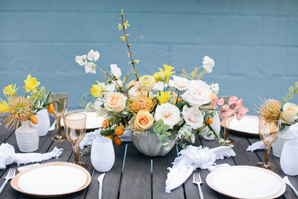 Spring backyard gender neutral baby shower