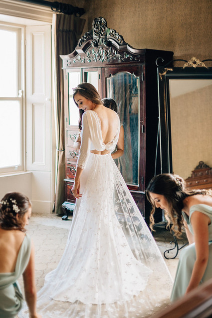 This Scottish wedding in an Irish Castle makes tartan look extra chic