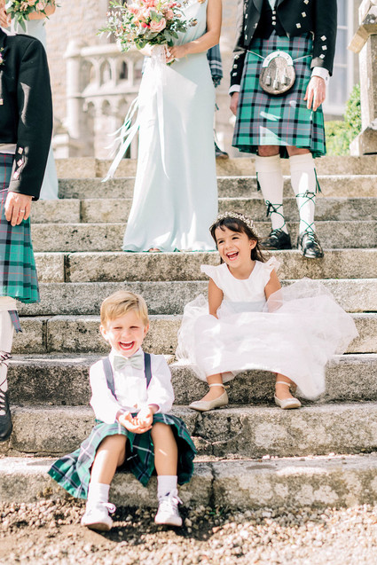 This Scottish wedding in an Irish Castle makes tartan look extra chic