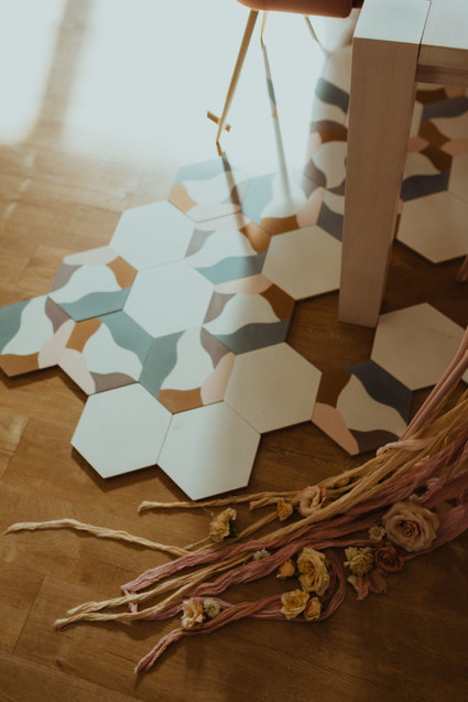 Modern wedding decor