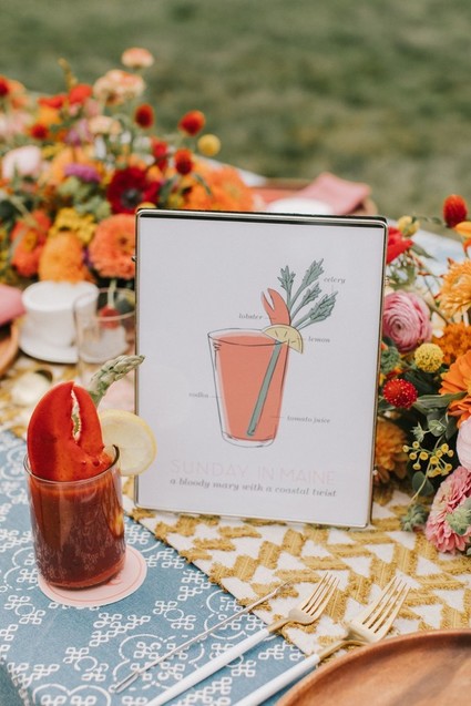 whimsical sunrise glamping elopement in Maine Inspiration